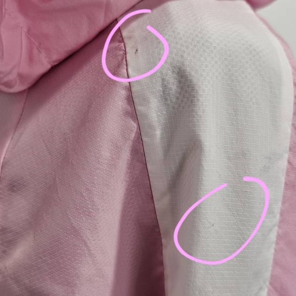 Adidas Pink & White Cropped Jacket🩷 - Picture 8 of 9